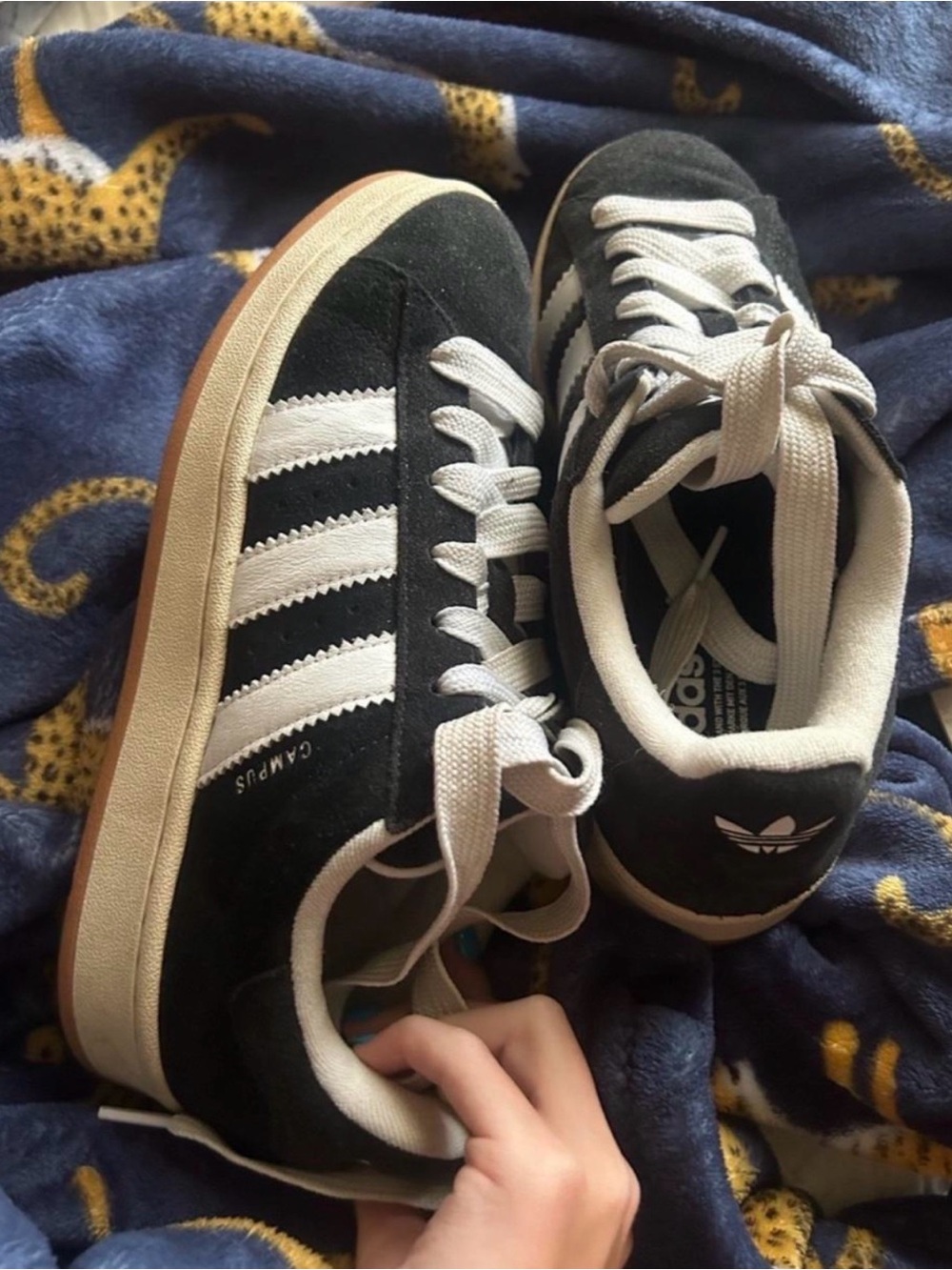 adidas Kids Campus Sneakers - Black & White